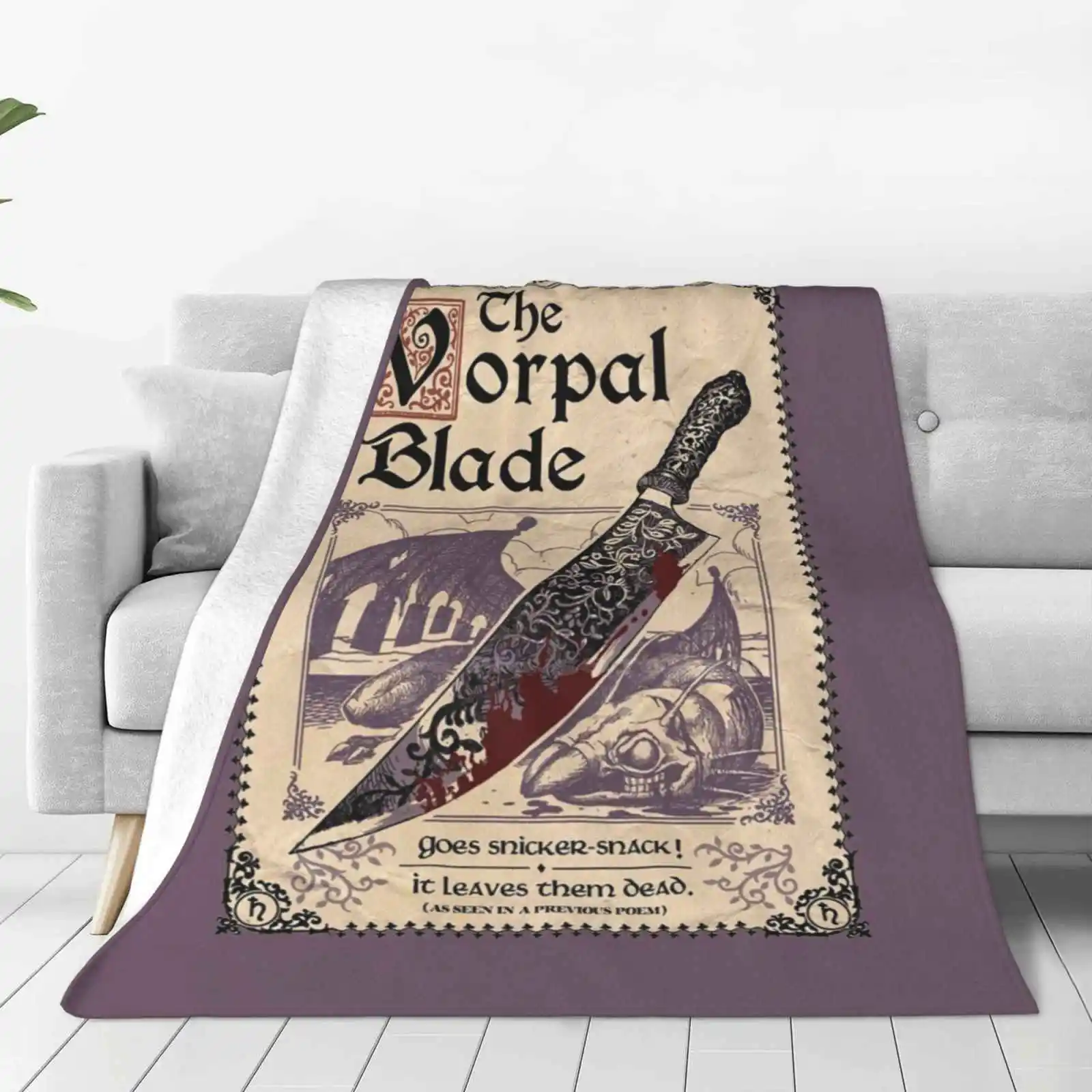 The Vorpal Blade ( Alice Madness Returns ) Creative Design Light Thin Soft Flannel Blanket Alice Madness Returns Blade Dagger