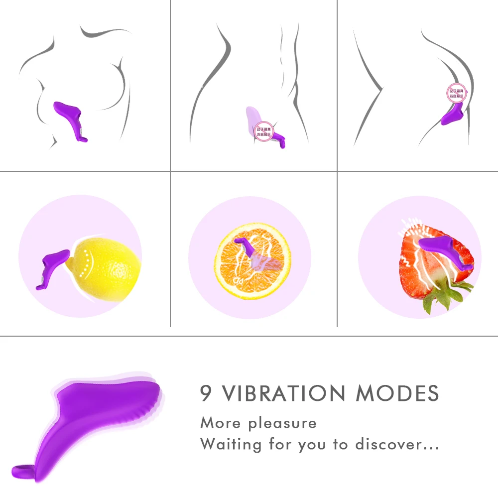 Finger Powerful Vibrator For Women Female Nipple Clitoris Stimulator Remote Control G Spot Massager Sex Toys For Women Couple