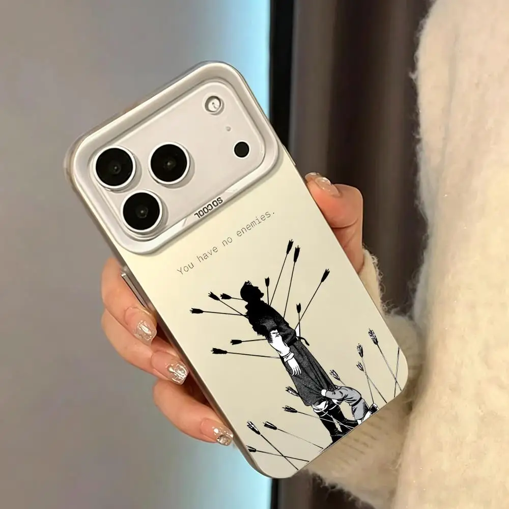 V-Vinland Saga Cool Anime Phone Phone Case For IPhone 17 16 15 14 13 12 11 Pro Max Air Matte Laser Aurora Shockproof Phone Case - view 4
