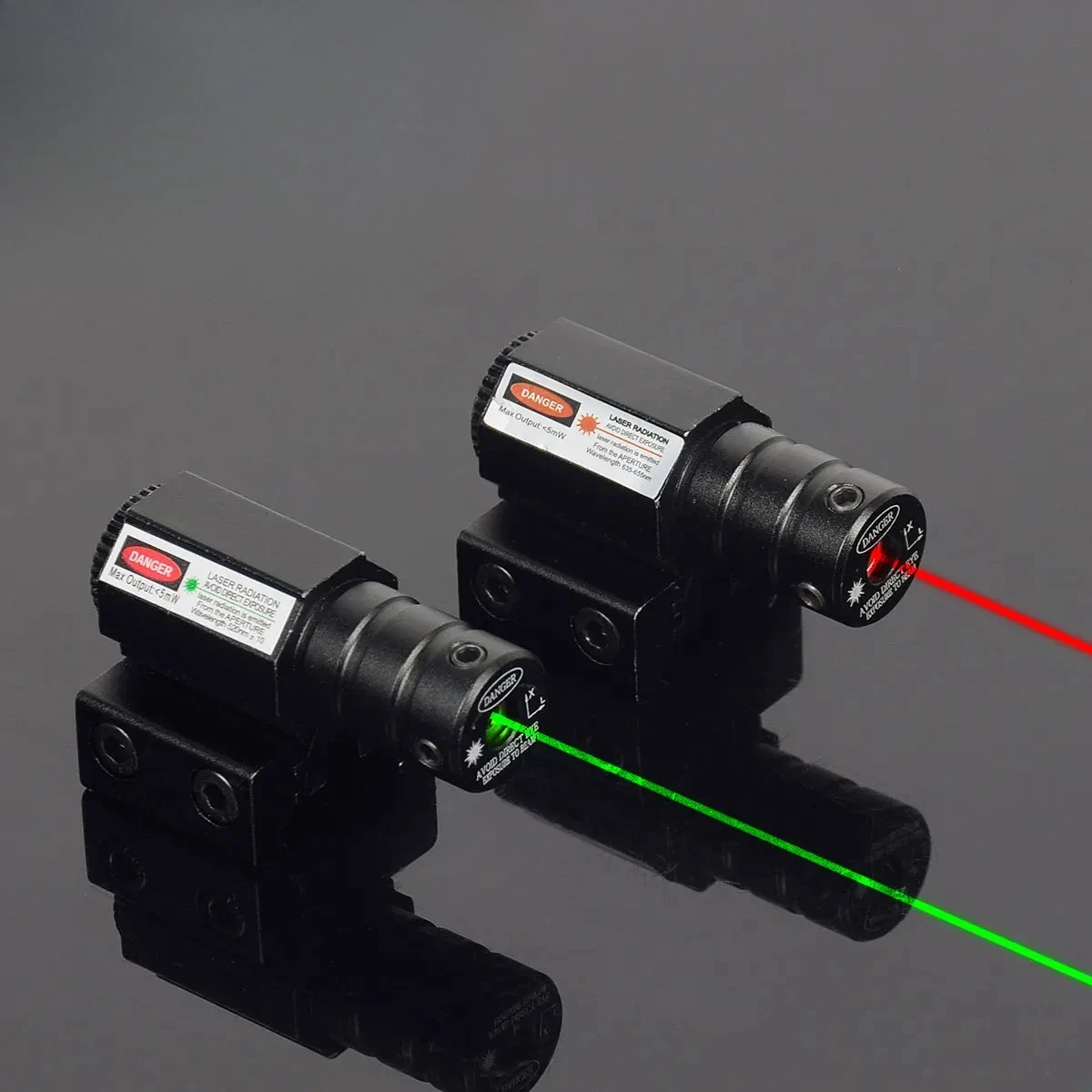 Tactical Red Green pointer Laser 20mm/11mm Adjustable Positioning Lase Base Rail Scope Mount Calibrator Hunting Accessories