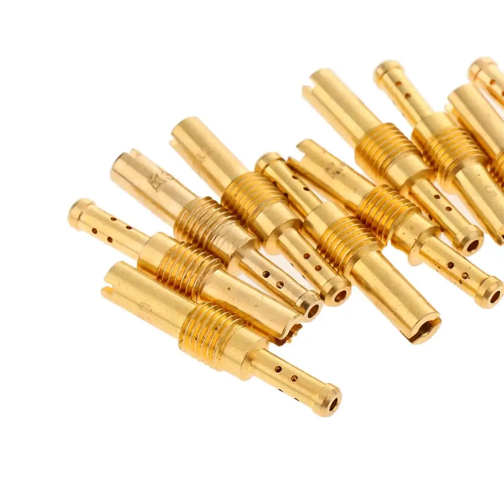 10 Pieces Solid Carburetor Slow / Jets for PWK KOSO KEIHIN OKO, 32, 35, 38, 40, 42, 45, 48, 50, 52, 55 view 6