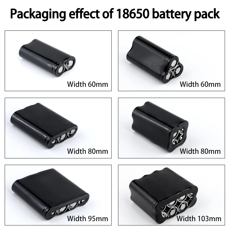 1/5m Black PVC Heat Shrink Tube Width 50mm ~ 500mm Insulated Sleeve Protection Wrap 18650/21700/26650 Lipo Battery Films Case view 5