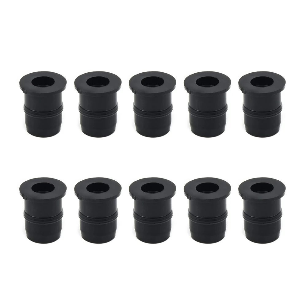 10pcs Motorcycle Windshield Rubber Nuts M5 Vibration Damper Panel Mounting 5mm Sun Blind Windscreen Fairing Cycling Accessories