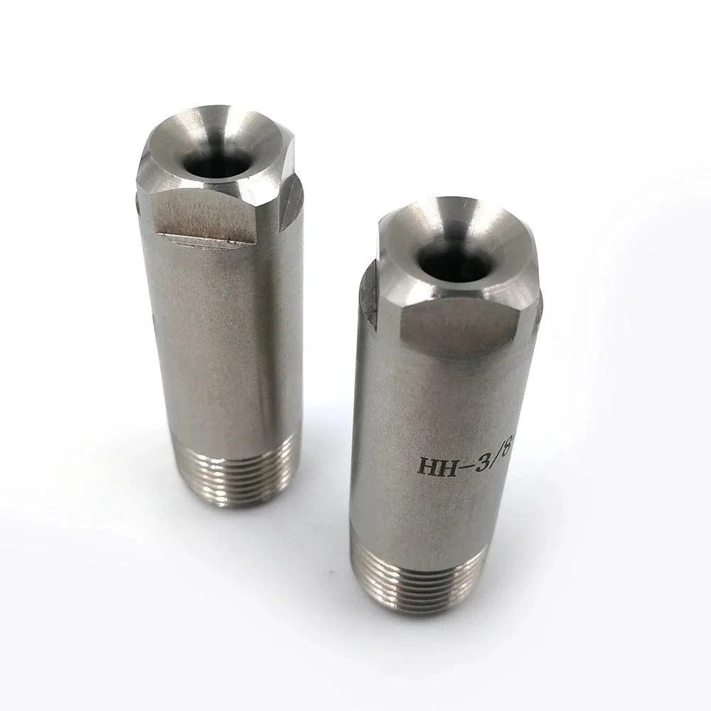20 Pcs HH-W Stainless Steel Full Cone Spray Nozzle Wide Angle Industrial Atomizing Nozzle for Gas Humidifying