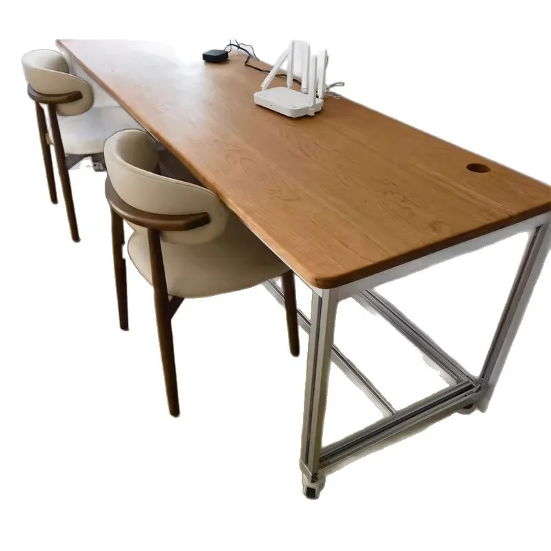 

Aluminum profile, workbench, against the wall, simple, household, desk