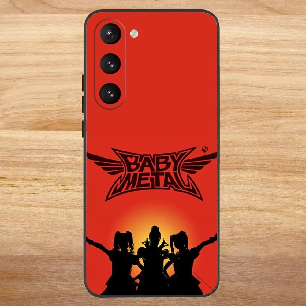 Babymetal Japanese Girl Idol Phone Case For Samsung S23,23,22,30,21,10,9,Note20 Ultra,Lite,Ultra,5G,Plus,FE,Black Soft Case