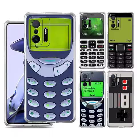 Retro Camera Games Tape Cassette Phone Case For Xiaomi 14 15 13 14T 13T 12T 11T Pro 12 11 Lite Poco X7 X6 X5 X3 NFC F7 F6 Cover