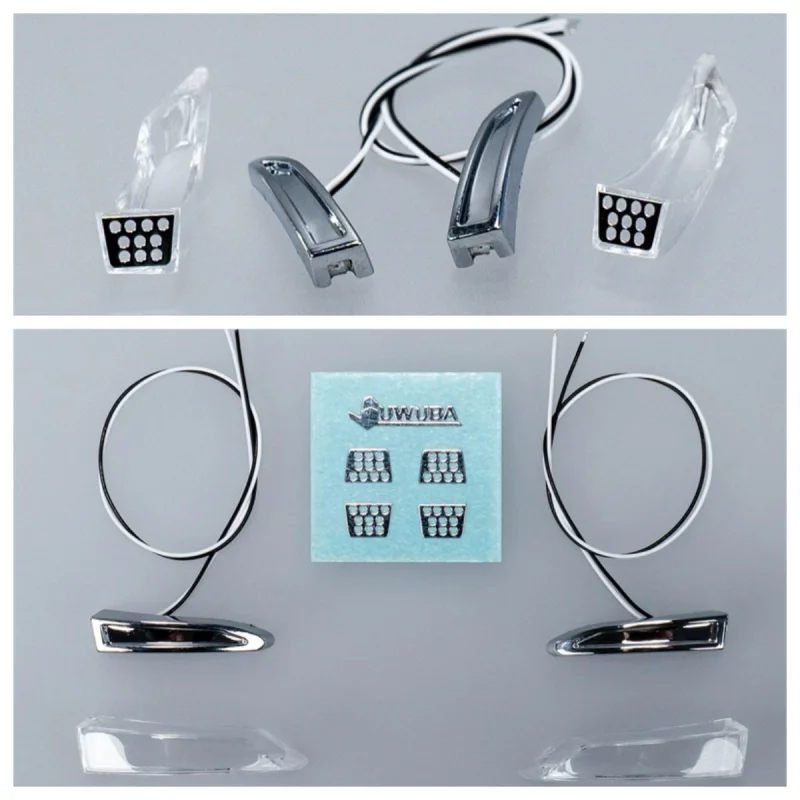 

Радиоуправляемая модель указателя поворота, боковой фонарь на подбородке для 1/14 Tamiya, радиоуправляемый грузовик, автомобиль VOLVO FH16 750 56360, детали «сделай сам»