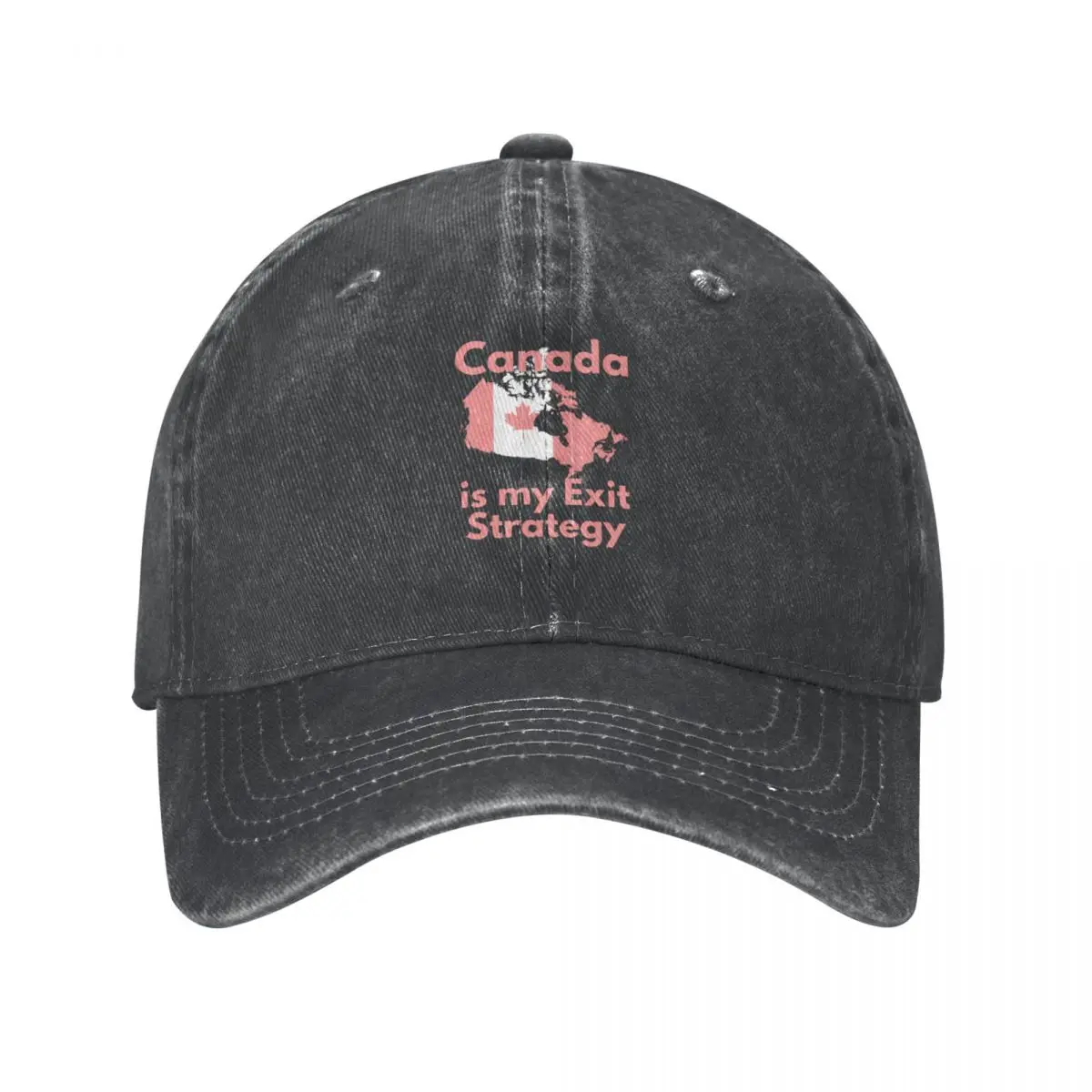 Canada is my Exit Strategy Cowboy Hat Big Size Hat Brand Man cap Luxury Cap hiking hat Women Hats Men's