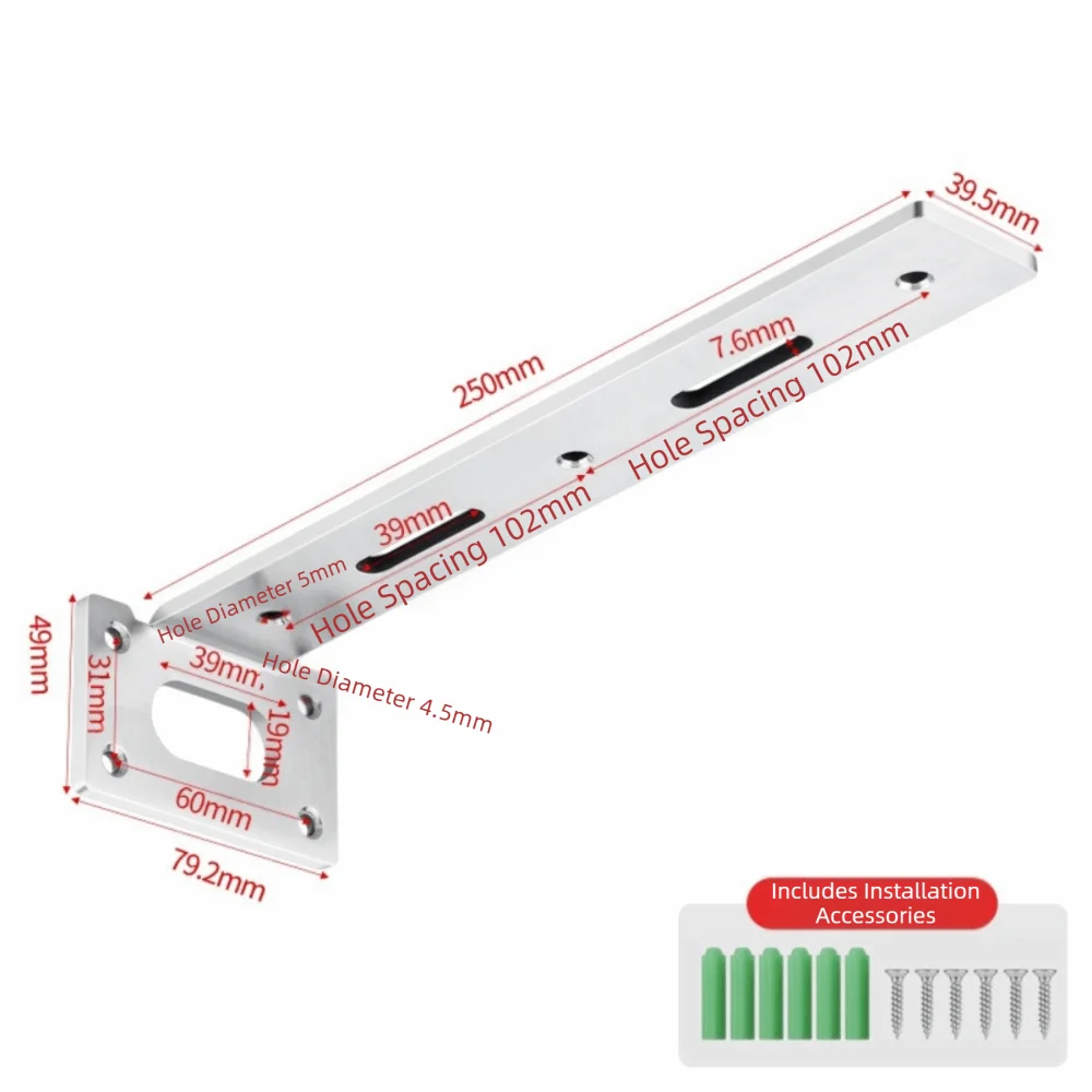 Stainless Steel L Shelf Bracket 90 Degree Angle Heavy Duty Shelf Brackets Laminated Support Corner Brackets Wall Mounting