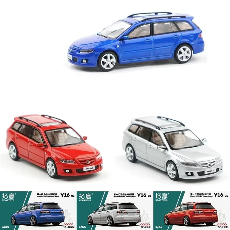 

1/64 Mazda 6 Alloy Avant Station Wagon Car Model Diecasts Metal Toy Vehicles Car Model Miniature Scale Simulation Childrens Gift