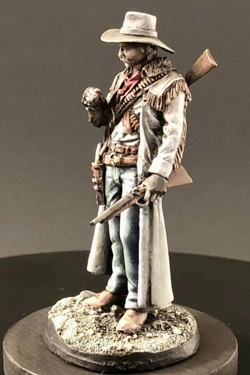 Kit de figurines en résine moulée sous pression, échelle 1/32, le chasseur de primes avec Base non assemblée et non peinte