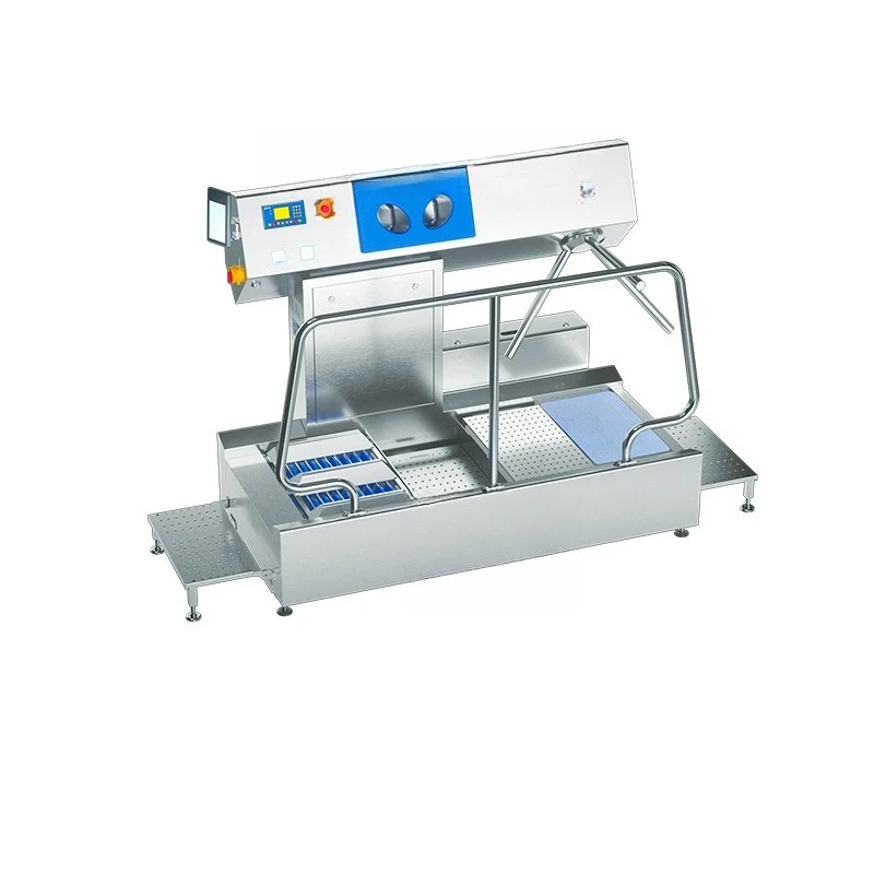Intelligent hand disinfection and shoe washing machine Personnel hand and sole disinfection integrated machine