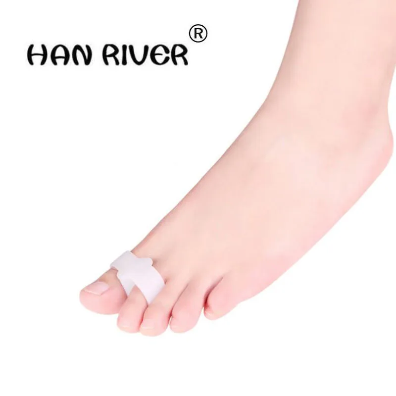 

HANRIVER 4 pieces of hallux valgus correct suit Toe separator The silicone orthotics