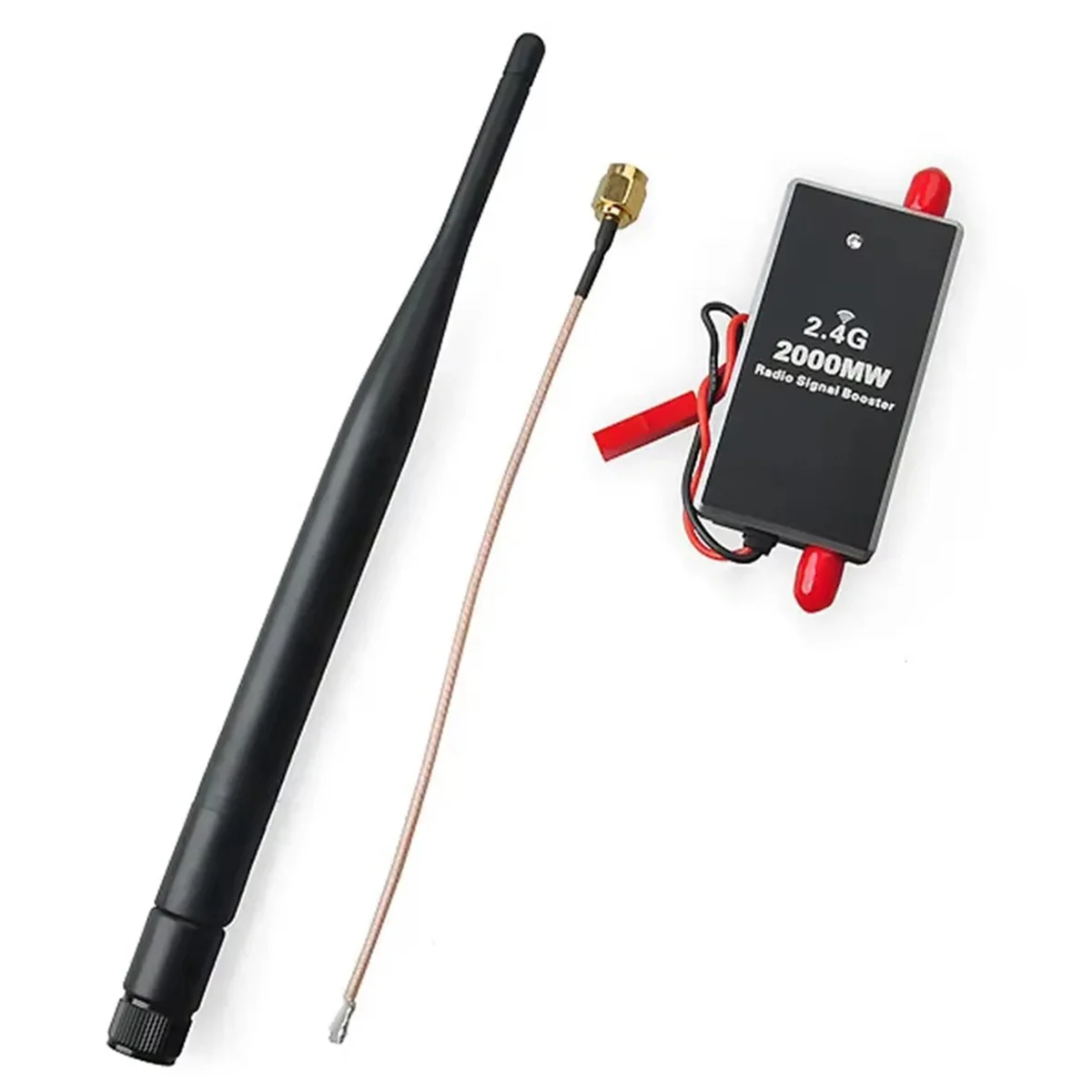 ABJU FPV 2.4G 2W 2000mW راديو صغير إشارة الداعم مكبر للصوت وحدة ل فانتوم RC الارسال FPV تمديد المدى الطائرة بدون طيار