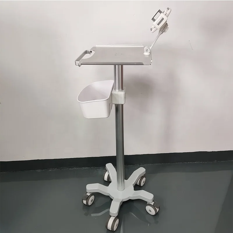 High quality monitor stand medical instrument patient monitor trolley for hospital ECG Cart