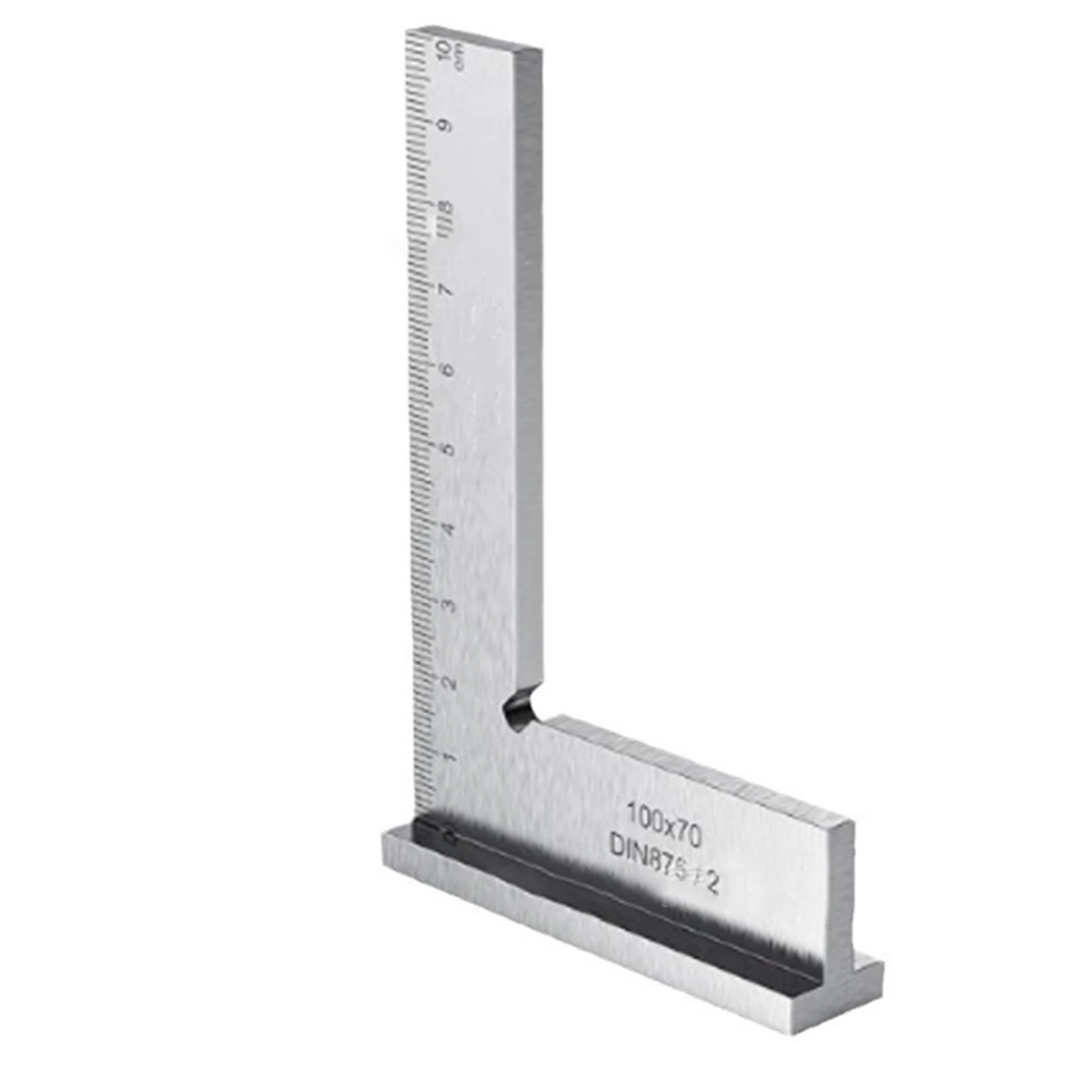 Quadrato a bocca piatta a 90 gradi con Base per righello quadrato ad angolo retto da carpenteria all'esterno per misurazioni Accurate