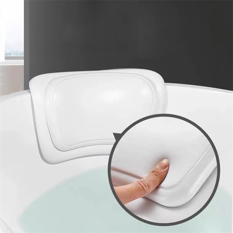 

Bath Pillow for Tub with Powerful Suction Cups Headrest Bathtub Pillows for Neck and Back Support Bathtub Accessories for Women