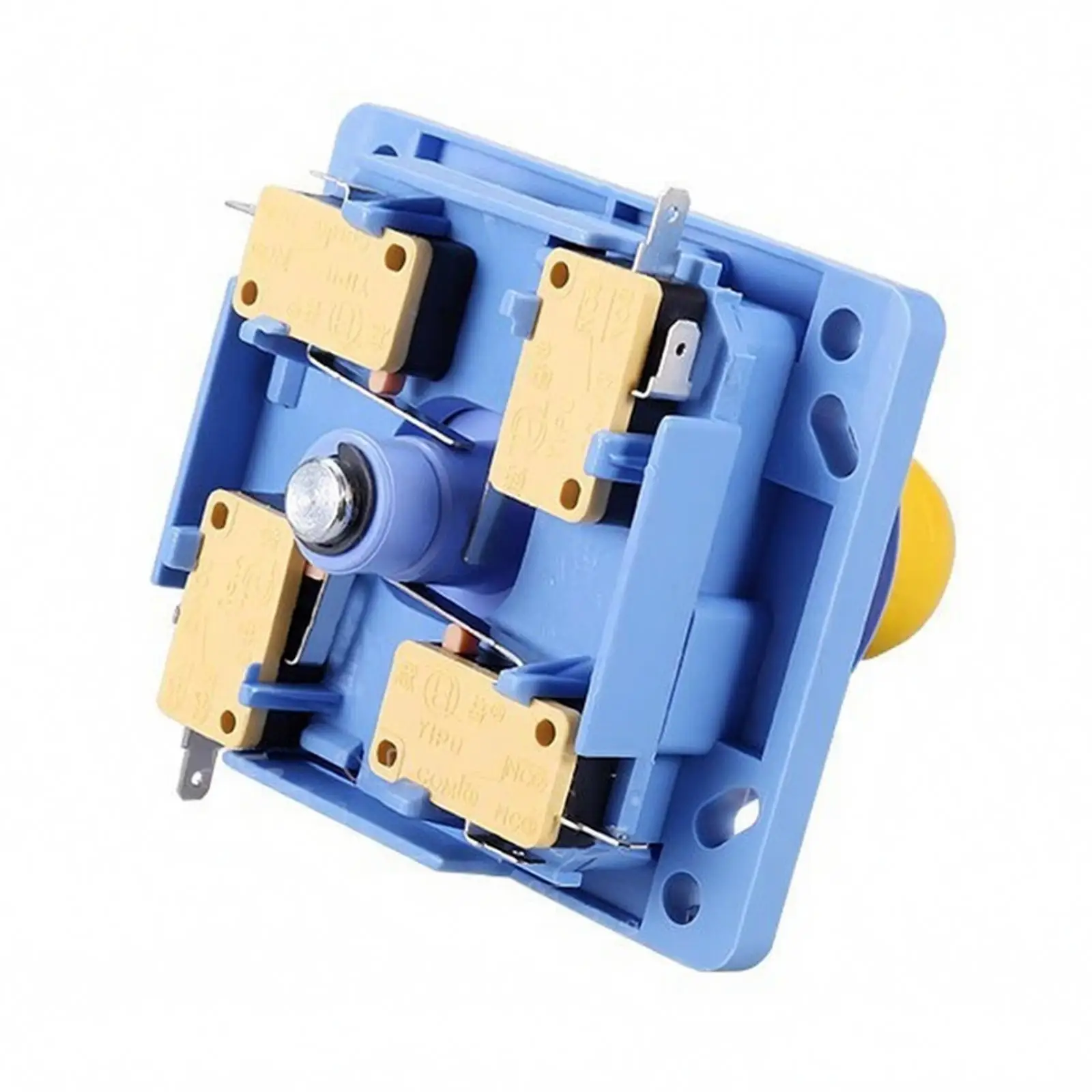 Retro Arcade Joystick for Fighting Games DIY Panel Steel Mounting Base Comfortable Grip Classic Gaming Controller
