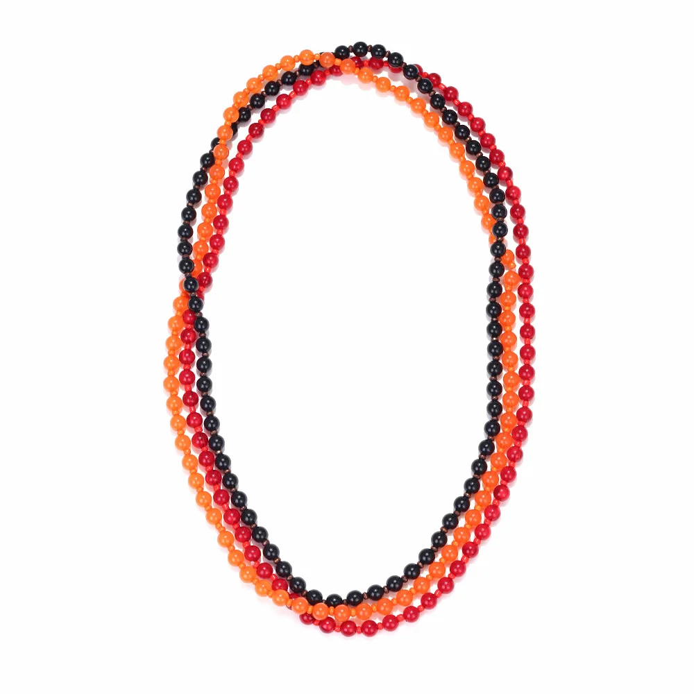 

3Pcs/set Vintage Handmade Beaded ZAA Necklaces for Women Holiday Party Jewelry Neck Accessories