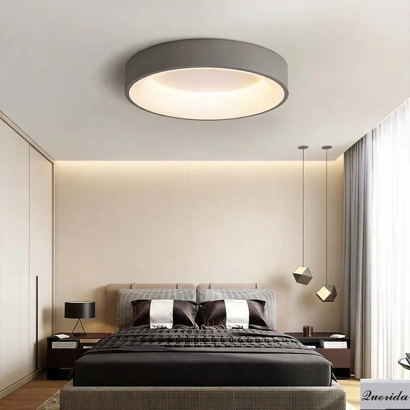 

Modern LED bedroom ceiling lights, Nordic living room, dining room, study room, bedroom aisle circular ceiling lights, home ligh