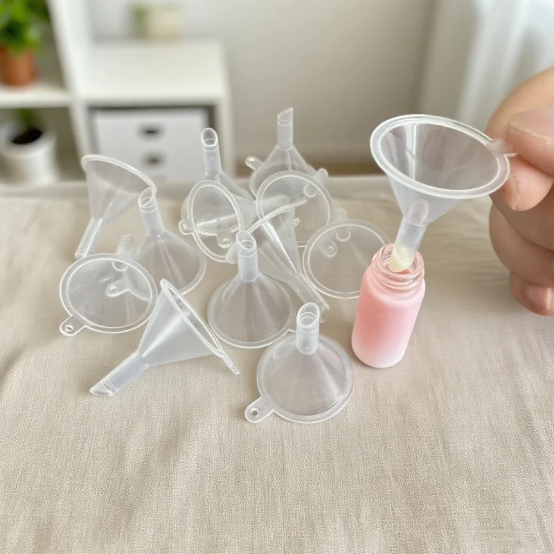 Precision Mini Perfume Funnels for Filling Small Bottle Capsules Powder Essential Oils Flavours