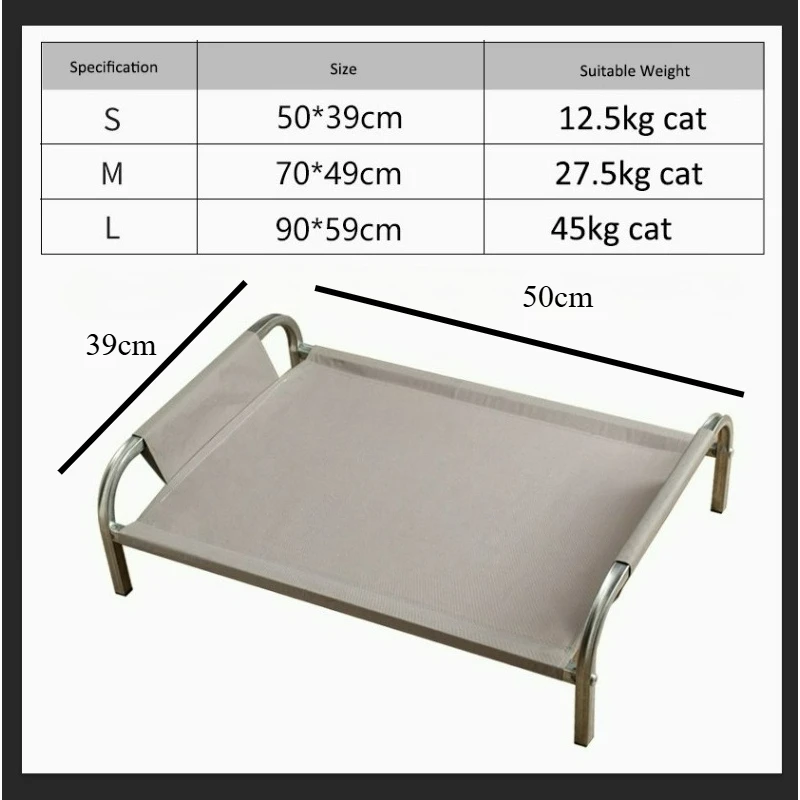 Dog Beds for Large Dogs Moisture-proof Summer Pet Bed  Detachable and Washable Dog Mattress Dog Accessories Metal Dog House - view 6