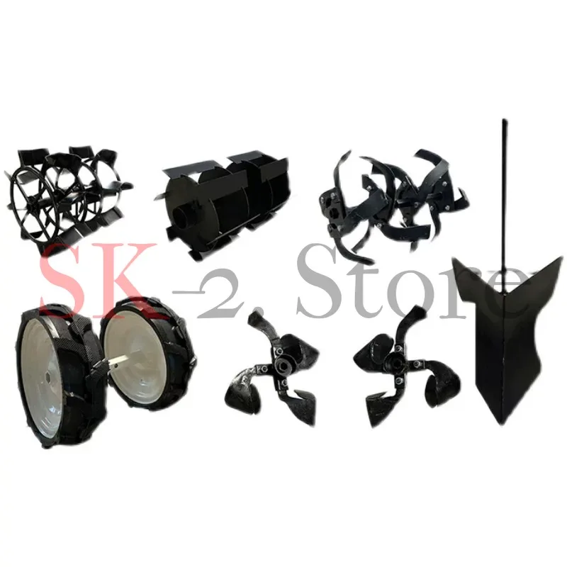 Premium Garden Tool Accessories Loosen Soil And Hit The Ground Cultivation Power Tool Parts Six Square Two Sets Of Tillage Knive