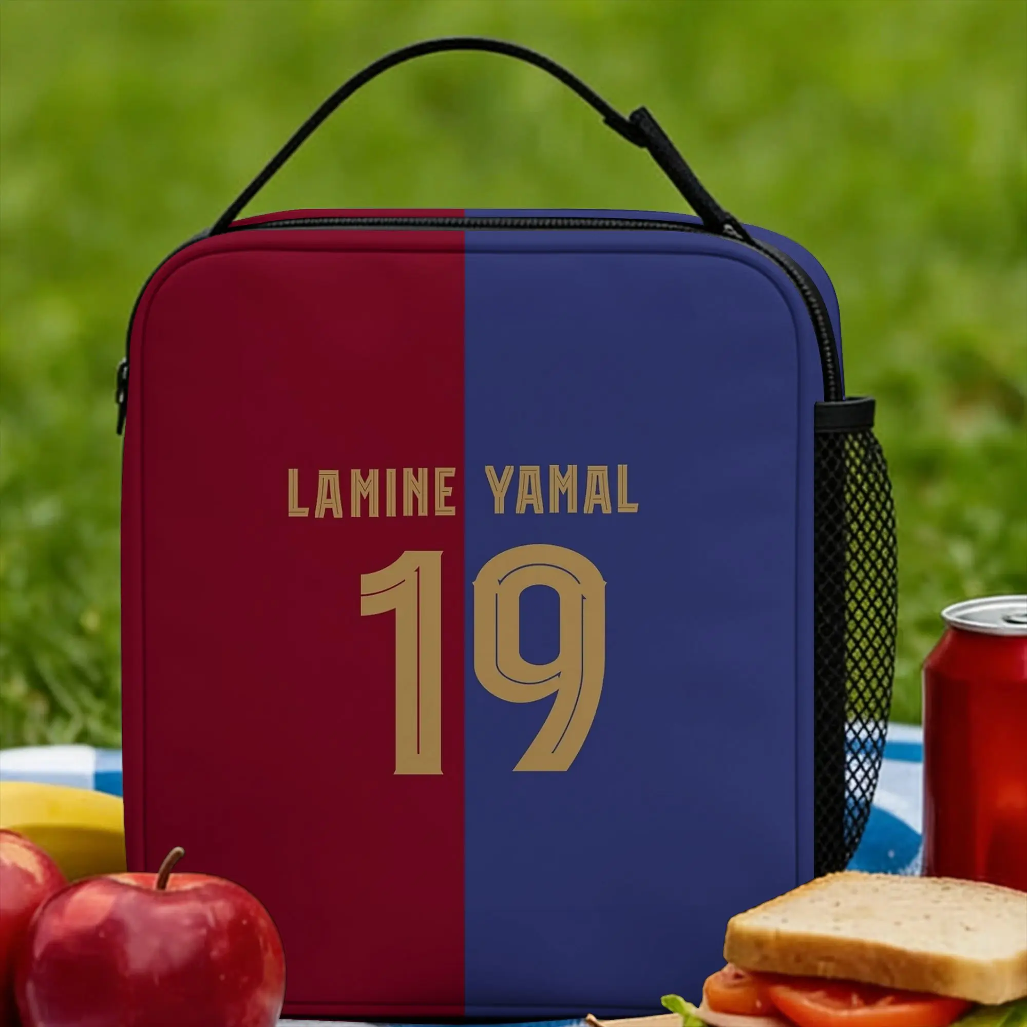Numner 19 Lamine Y-Yamal  Insulated Lunch Bags Thermal Bag Reusable,Lunch Container Leakproof Tote Lunch Box  School  Travel