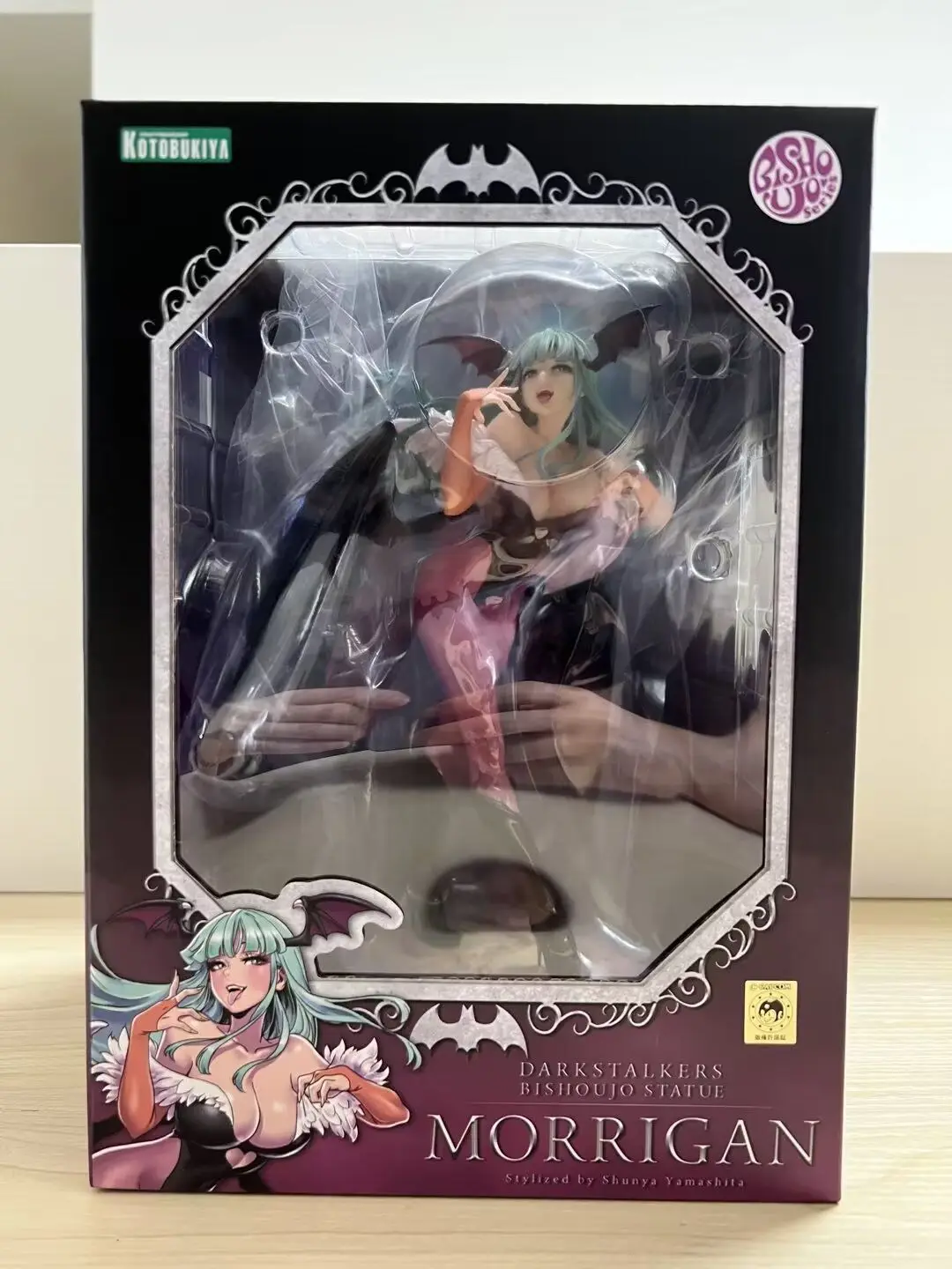 

Demon Warrior Anime Action Figure Vampireed Hunter Morrigan AenslandToys Darkstalkers Bishoujo Collection Halloween Model Doll