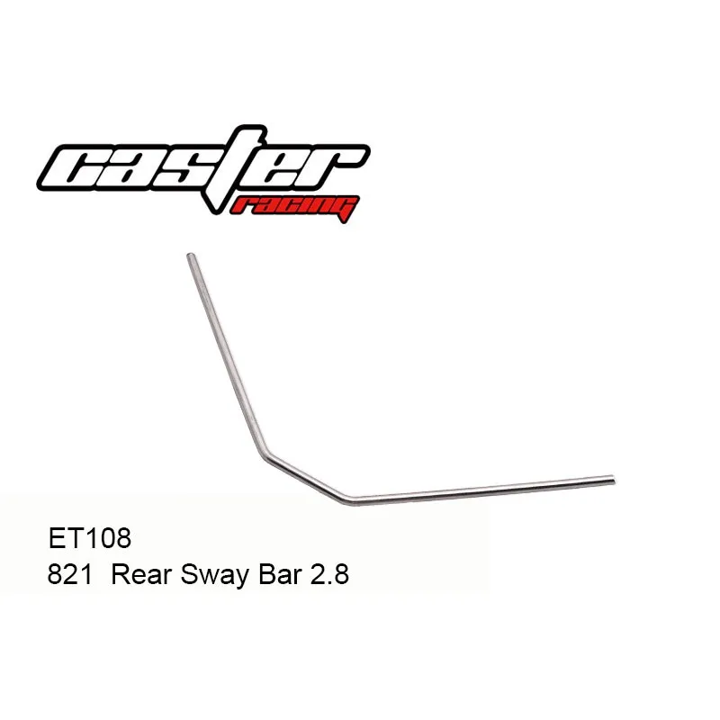 Original Caster Racing ET017 ET108 821 2.8 Rear Sway Bar Professional Rc Part