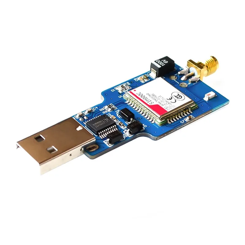 USB to GSM Module Quad-band GSM GPRS SIM800 SIM800C Module for Wireless BT SMS Messaging With Antenna