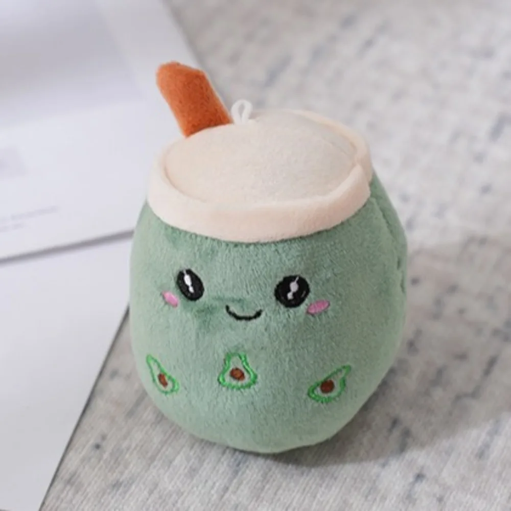 ตุ๊กตาถุงชานมไข่มุก ของเล่นตุ๊กตาการ์ตูนสุดสร้างสรรค์ ขนาด 11 ซม. ตุ๊กตากระเป๋าเป้สะพายหลังรูปถุงชานม ตุ๊กตาหมอนอิงน่ารัก พวงกุญแจตุ๊กตา