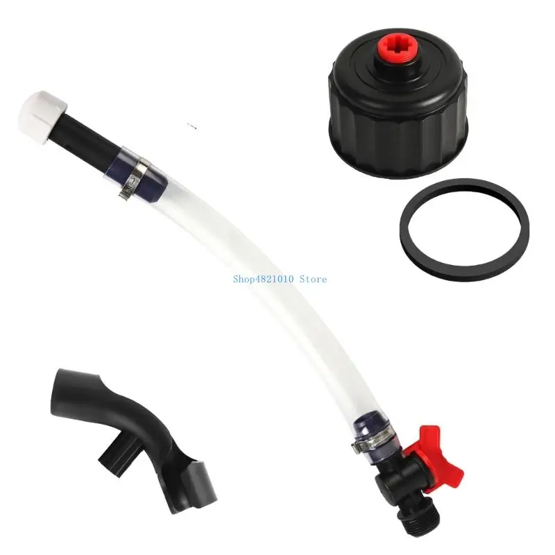 T3LF Rapid Fill Transfer Hose Works On Motorcycles Dirt Bike Spill Proof Design