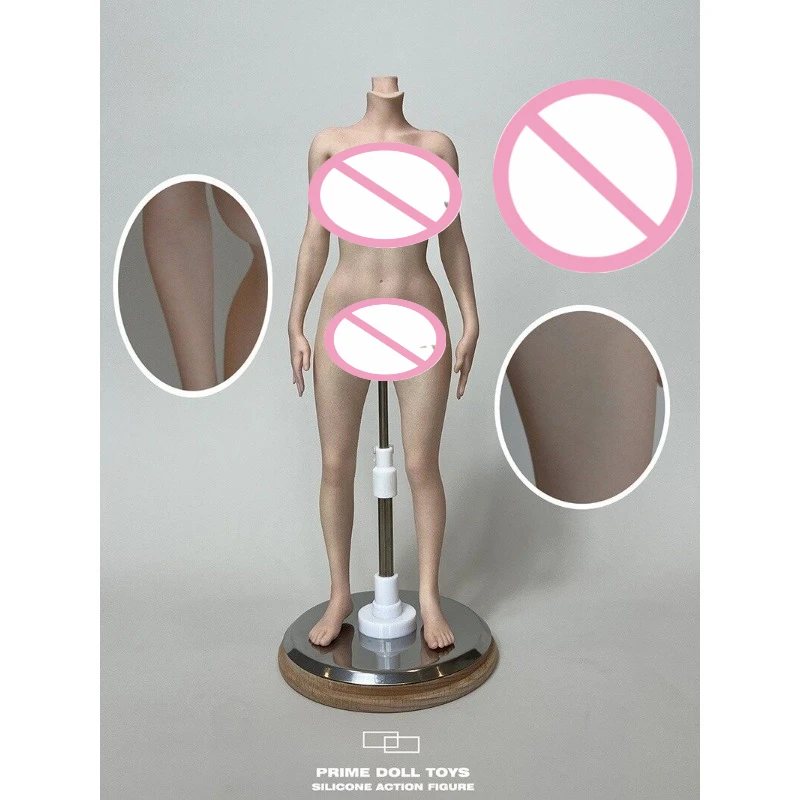 Presale PDTOYS-S1 1/6 Scale Silicone Integrated Female Makeup/No Makeup Movable Fingers Fair Skin Medium Chest Action Figure