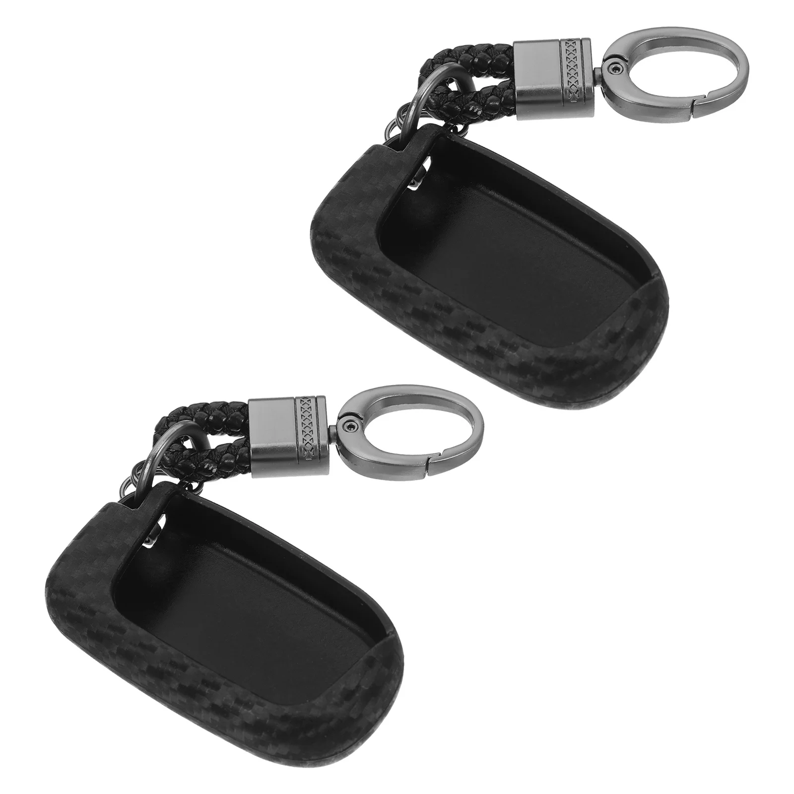 

2Pcs Car Key Cover Case Silicone Durable Protective Cover Shock Absorption Wear Resistant Compatible for Jeep