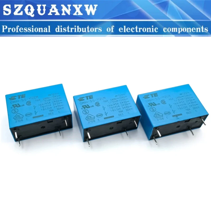 5PCS/LOT NEW Relay OMIH-SS-105LM OMIH-SS-112LM OMIH-SS-124LM OMIH SS 124LM OMIHSS 112LM 5VDC 12VDC 24VDC 16A 4PIN