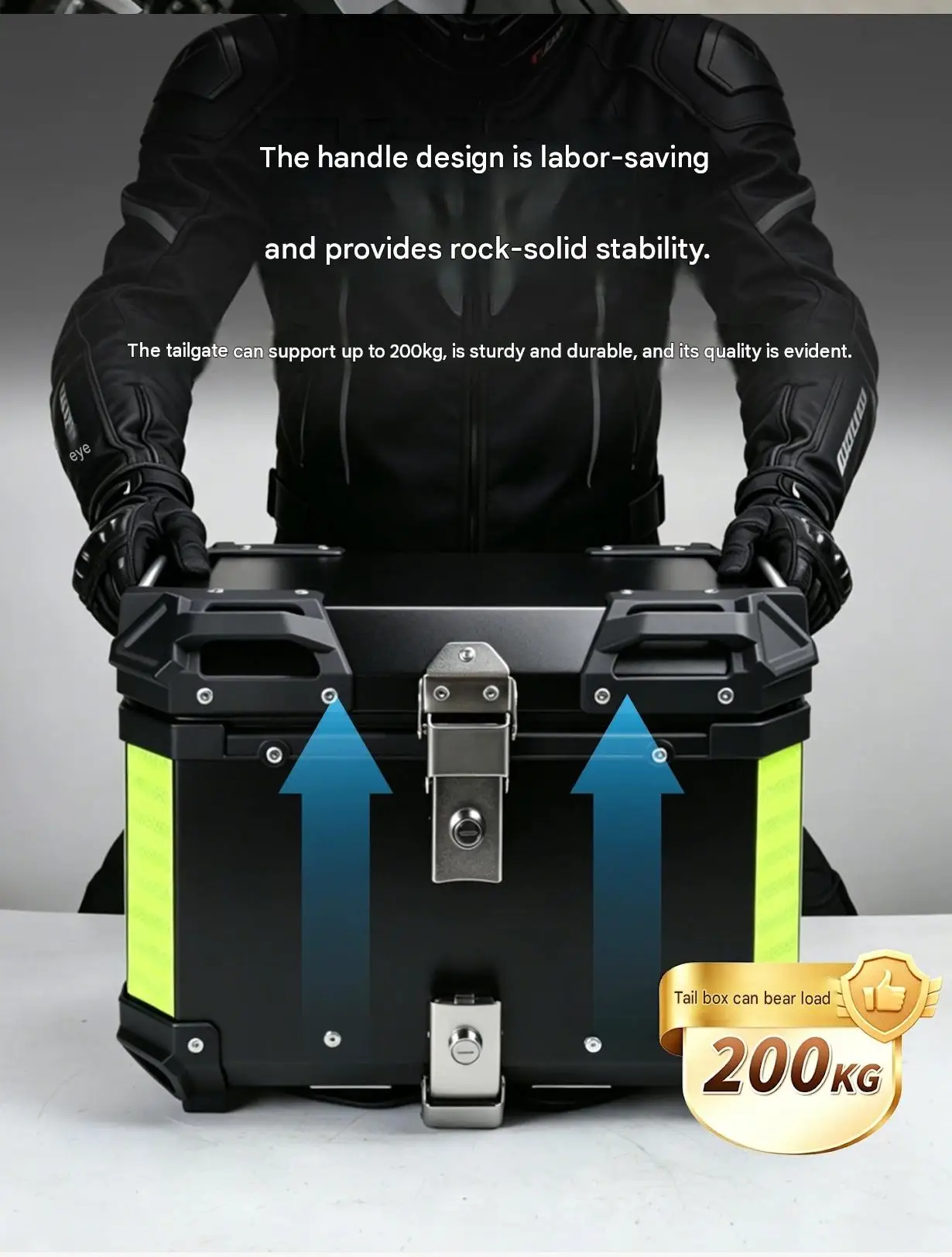 For Ninebot M3 45L Free‑Ride Alloy Top Case City‑Style Waterproof Large‑Capacity Trunk For Electric Scooter Mod Accessories