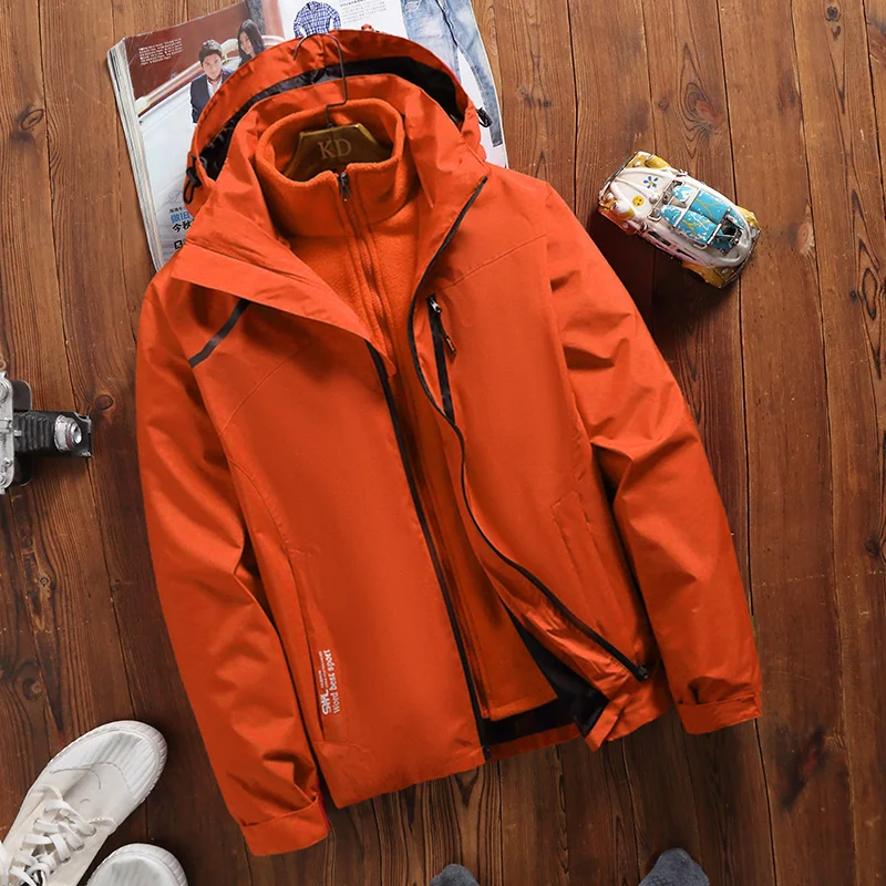 

Утепленная водонепроницаемая дышащая лыжная куртка-комбинезон большого размера для активного отдыха, осенне-зимняя верхняя одежда