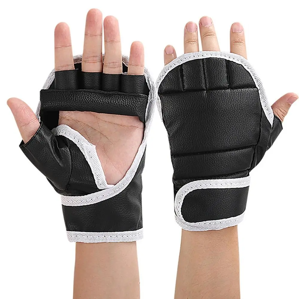 Accessories Unisex Taekwondo Gloves Adjustable Breathable Muay Thai Sandbag Gloves Durable Half Mitts