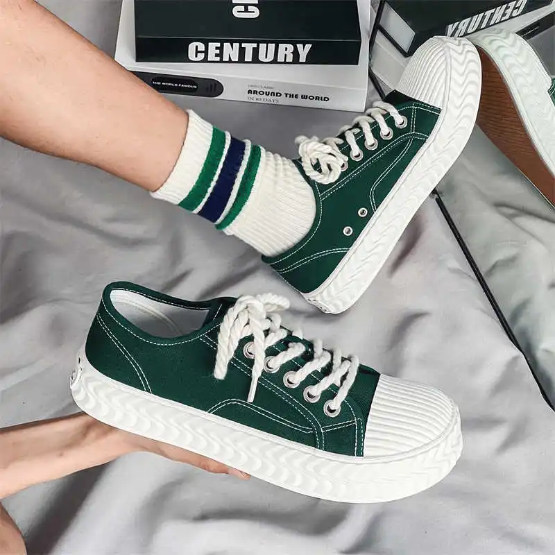 

Flat Sole Ecoleather Men's Shoes For Men Golf Adult Men Casual Sneakers Men Sport Gifts Fashion-man Trends Sapatilla Tenia