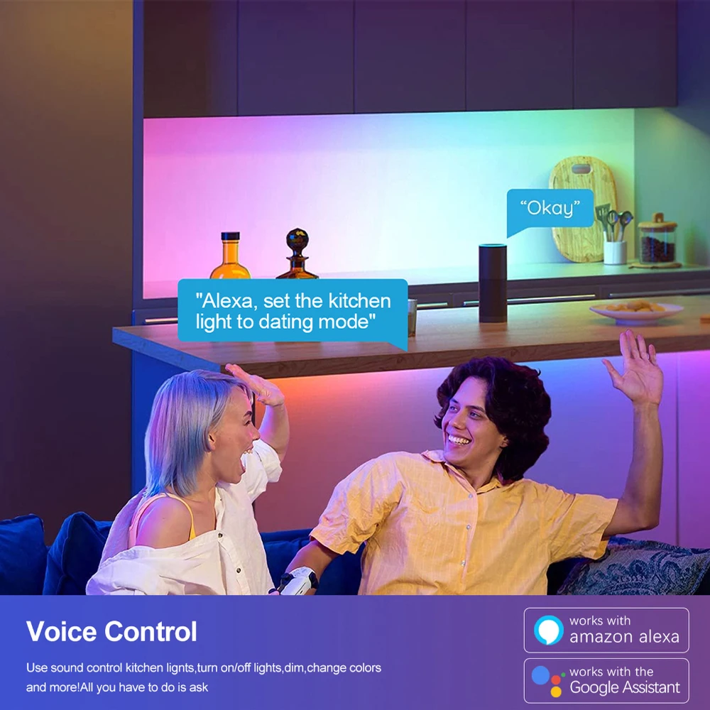 Tuya Wifi LED Controller C01W C05W DIM CCT RGB CCTRGBW LED Light Dimmer Smart Life APP 2.4G RF Alexa Google Home Voice Control