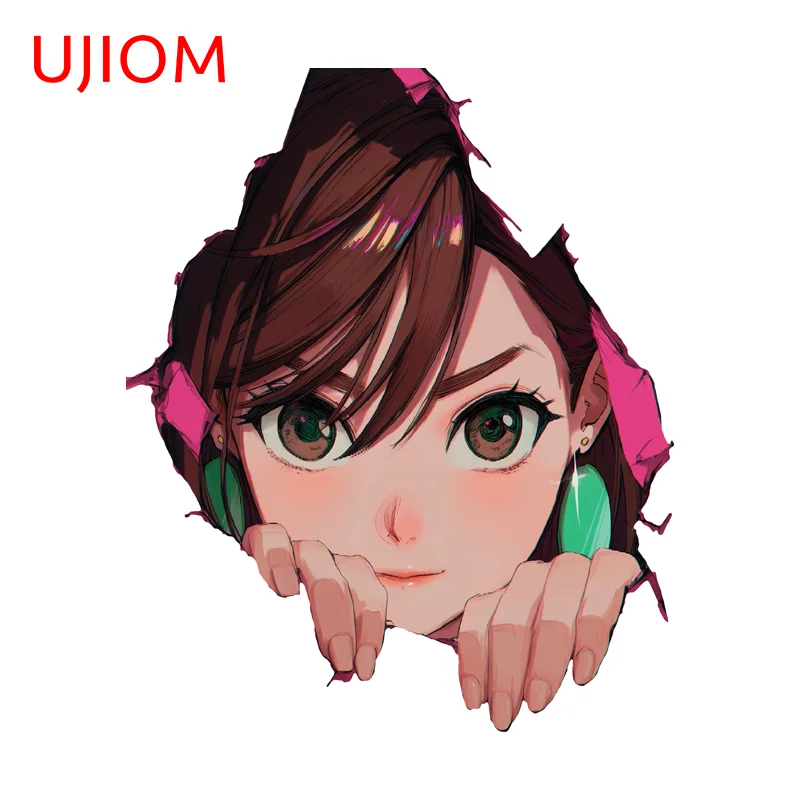 UJIOM Tear Girl Momo Ayase Wall Sticker Artistic Fashionable Enchanting Unique Sunscreen Decal Delicate Wallpapers For Kids