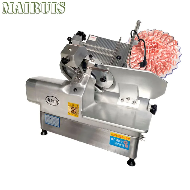 

Automatic Meat Planer Frozen Beef Slicer Ham Lamb Roll Slicing Machine Single Roll And Double Roll Cutting Meat Maker