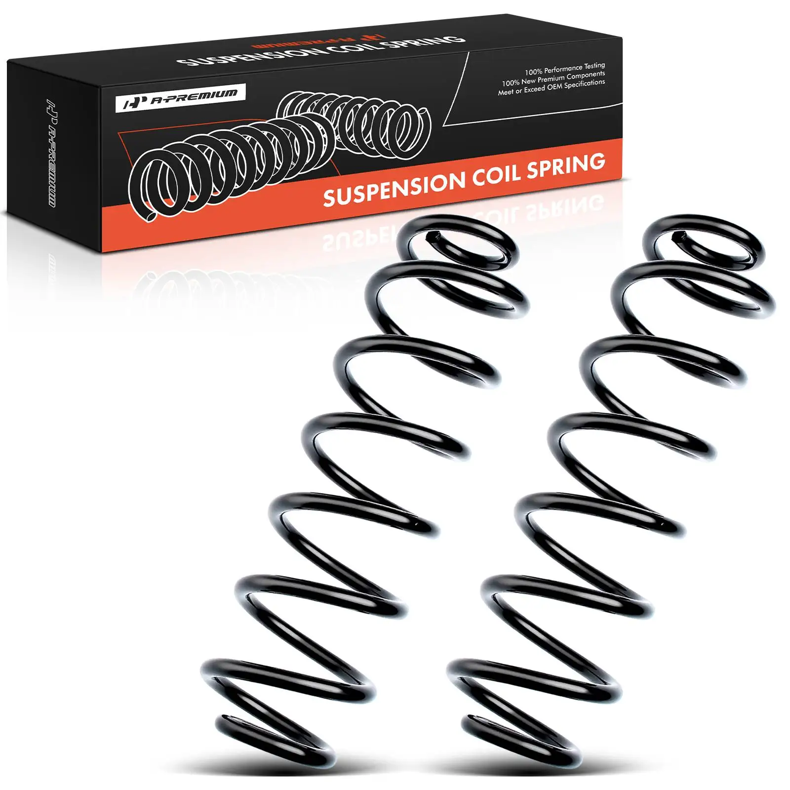 A-Premium 2Pcs Rear Left & Right Coil Spring for Audi A4 Quattro 2009-2012