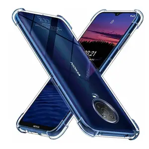 Caso para Nokia G21 G11 G20 G10 G50 X10 x20 2.4 3.4 5.4 5.3 C10 C20 C30 XR20 C01 más Silicona de choque transparente suave Capa de silicona a prueba de choques 12 Best Vales Nokia C20 Caso - №4