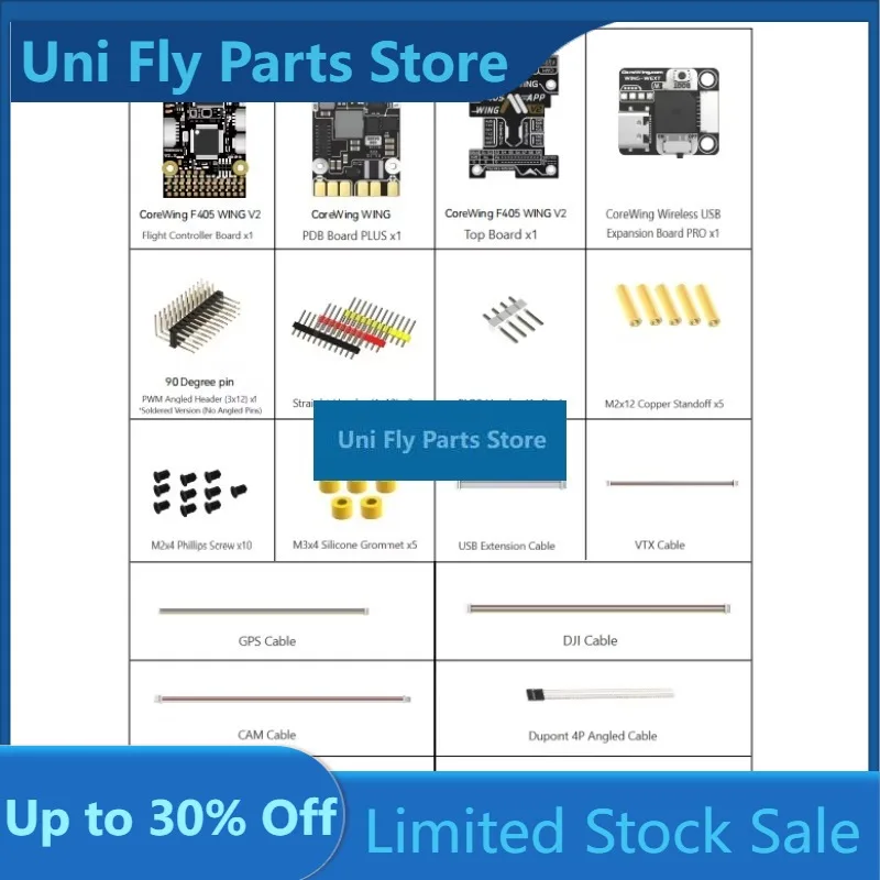 UniFlyCorewing F405 APP WING V2 Fixed Wing Flight Controller ICM42688P 2-6S RC Return Flight Model Airplane INAV FPV Module