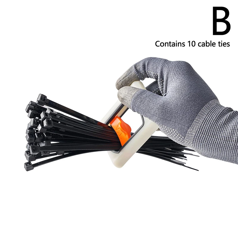 Variant: B 10Pcs Cable ties