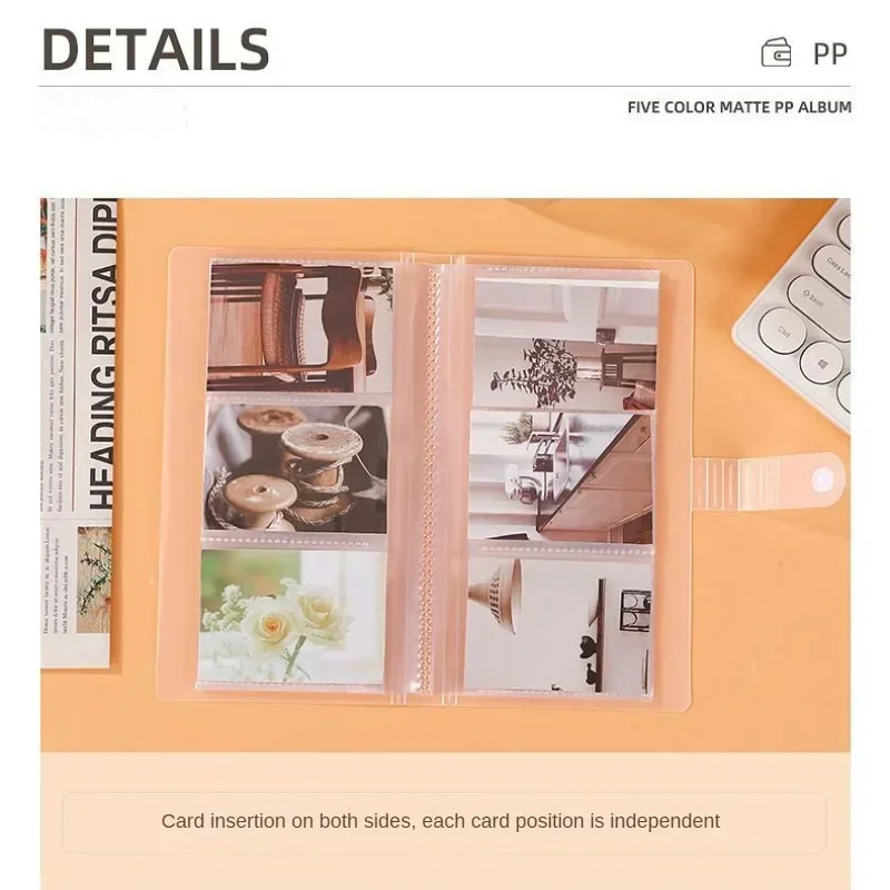 84/120/240 Slots Cards Holder Large Capacity Collection Album Binder Photocards Storage Book Portable Ticket Card Book Organizer