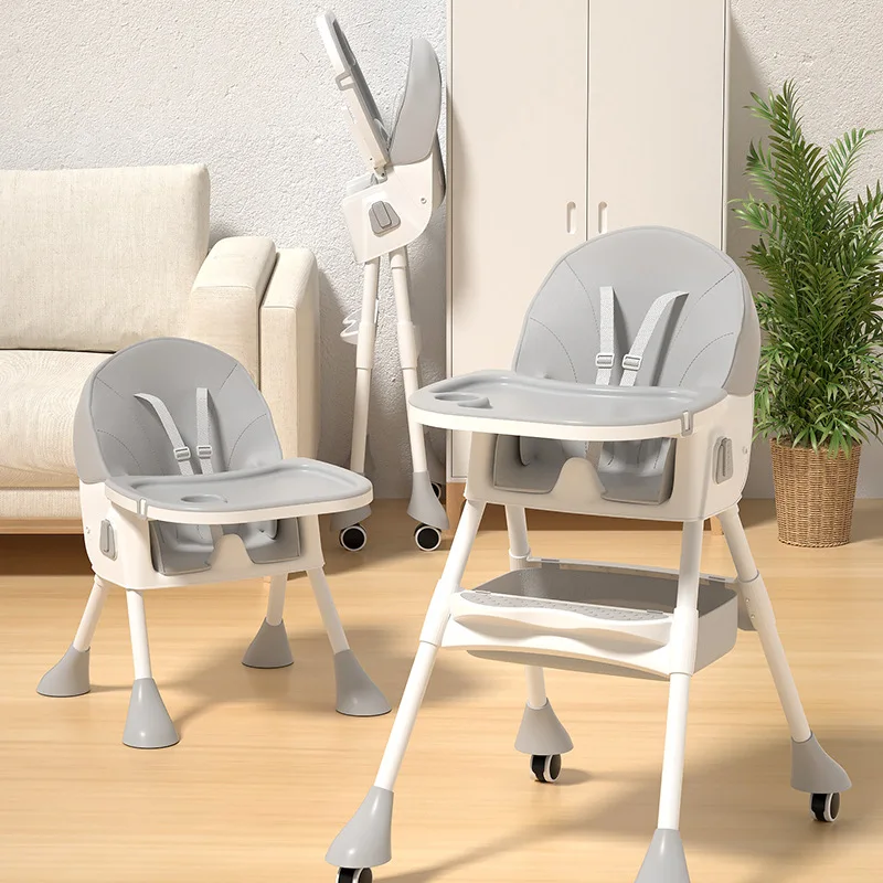 Chaise de salle à manger portable et pliante multifonctionnelle, OEM, chaise haute pour enfants, maison, bébé, pliable, vente en gros